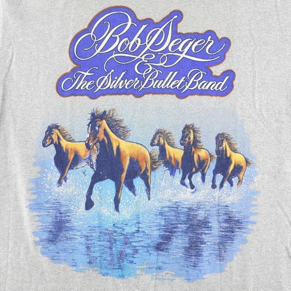 

1983 Bob Seger The Distance Concert Shirt 80s Sport Grey Unisex All size E157 S