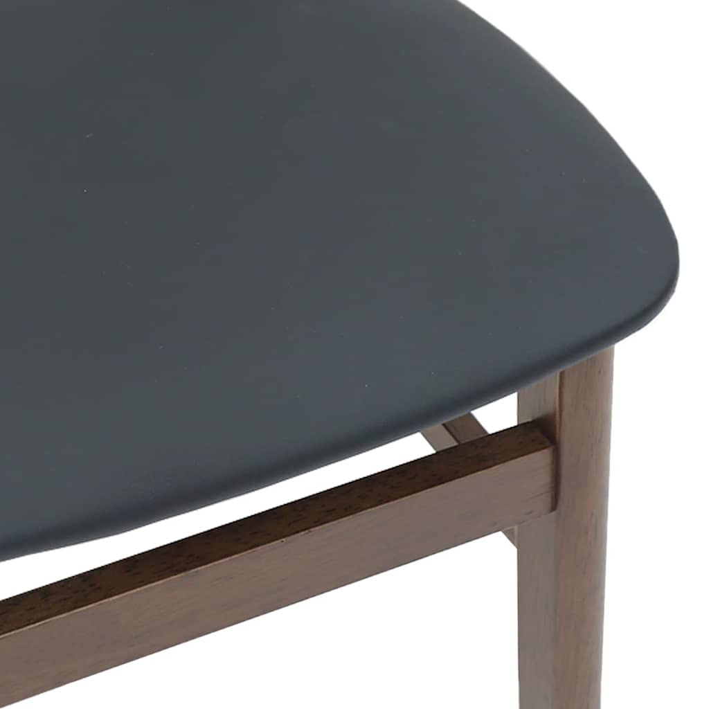 Dining Chairs with Cushions 2 pcs Brown Solid Rubberwood