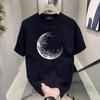 Trendy Brand Short-Sleeved Pure Cotton Men'S Printed T-Shirt Trendy Men'S And Women'S Versatile Round Neck T-Shirt Men'S