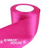 (25 Yards/Rolle) 3" (75 mm) Rotes Dekorationsband Einzelgesicht Satinband Geschenk Weihnachtsband Gurtband