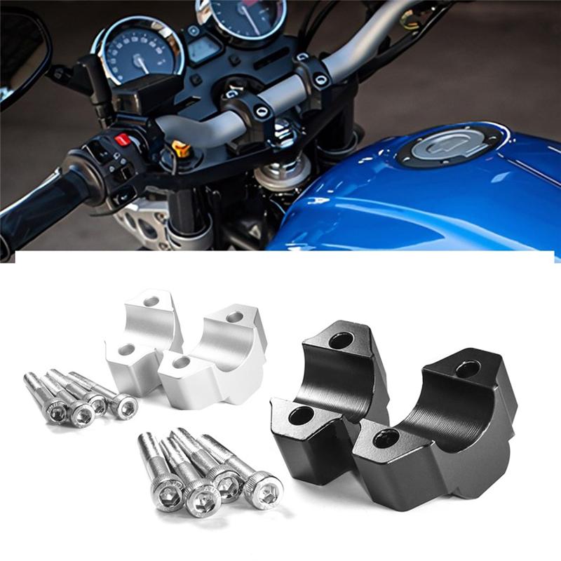A51K-Handle Bar Riser Clamp Extend Handlebar Adapter Mount For XT1200Z Super Tenere XTZ1200 XTZ 1200 2014-