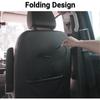 Foldable Car Seat Hat Rack, 2pcs Black Double Hat Holder for Car Interior Organization
