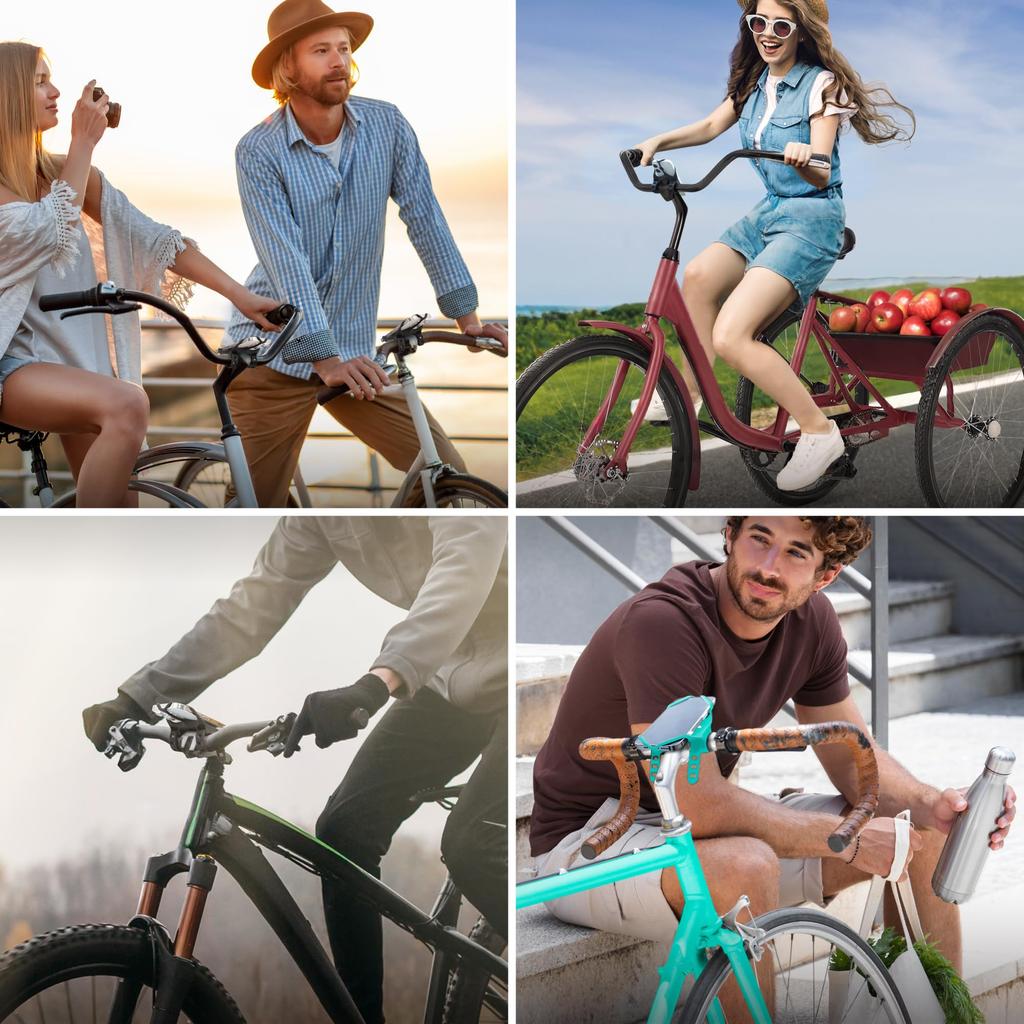 Bone Bike Tie 4 Pro Max Silicone Bicycle Phone Easy for Road Celeste Color Mount, Anti-Slip, Anti-Vibration, Anti-Drop, Anti-Vibration, Anti-Slip,