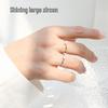 Im Trend: Schlichter europäischer & amerikanischer Stil Kleiner Diamant Pinky Ring in 18k Gold, Edelstahl, Titanstahl - Modell A160