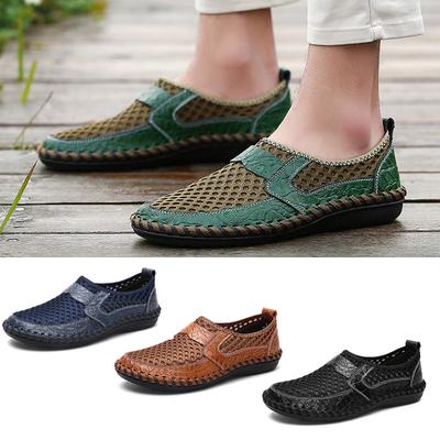 Mens Bean Shoes,Summer Fashion Men Casual Comfortable Breathable Sneakers Flat Slacker Shoes Driving Shoes Indoor /& Outdoor