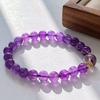 Retro High Quality Natural Amethyst Purple Ghost Design Bracelet Bracelet.