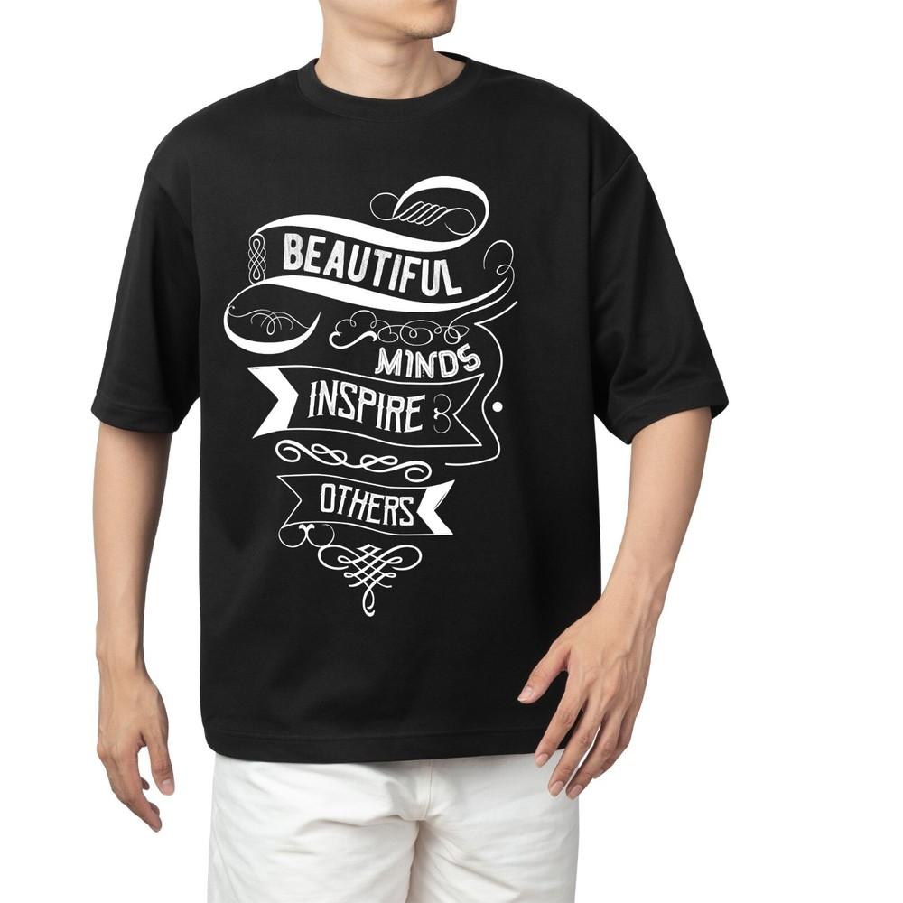 

Beautiful Minds Inspire Others T-shirt Men s Women s Tops Tees – Inspirational Quote Tee for Teachers M