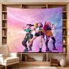 Future Fashion Warriors Versatile Wall Hanging Blanket, Home Backdrop for Wedding, Party and Video Shooting,Perfect Gift