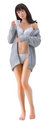 Hasegawa Real Figure Collection 46 Nachmittags-Milchtee Ungemalter Harzbausatz SP684 1/12 Nein. (Zahl)