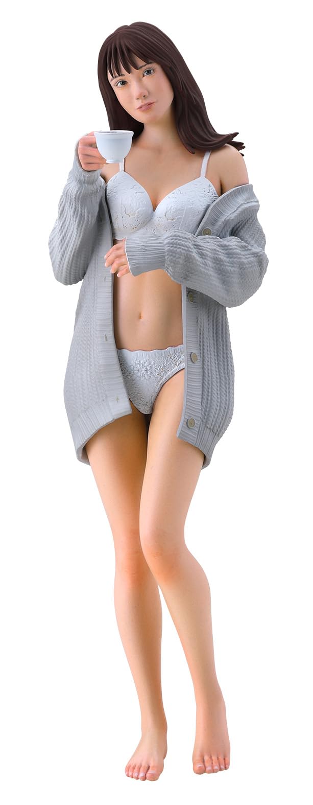 

Hasegawa Real Figure Collection 46 Afternoon Milk Tea Unpainted Resin Kit SP684 1/12 No. (Figure)