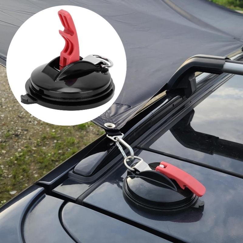 Strong Vacuum Suction Cup For Picnic Rope With Tent Canopy Hook Luggage Strap Holder
