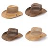 Casual Summer Sun Hat For Men With Wide Brim And Breathable Straw Material For Outdoor Fishing And Sun Protection