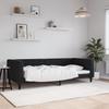 Vidaxl Sofa with Sleeping Function, Black, 90X200 Cm, Upholstered In Velvet
