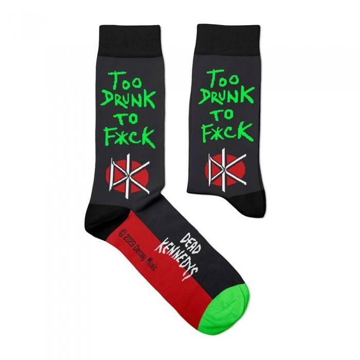 Dead Kennedys Unisex Adult Too Drunk Socks