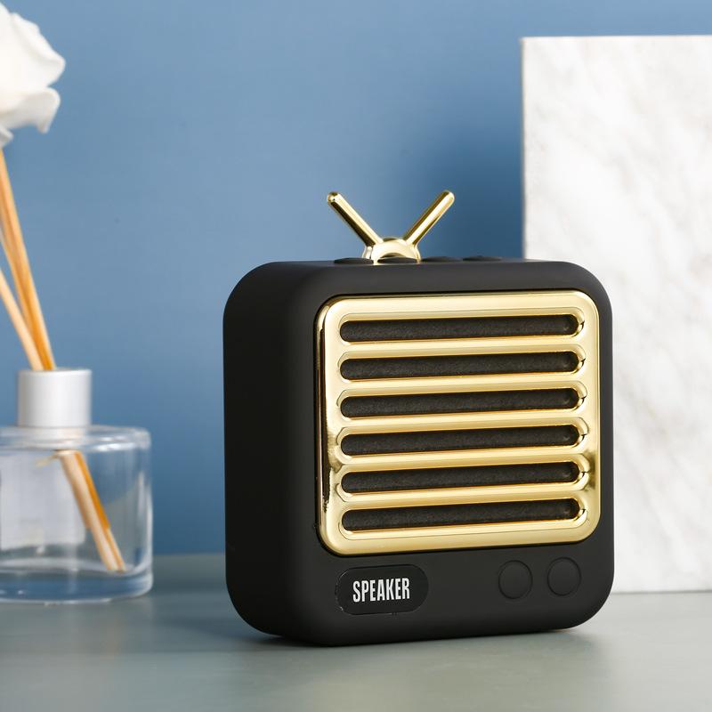 Retro Bluetooth Speaker, Small Speaker, Mini Subwoofer, High Sound Quality, Loud Volume, Portable Audio