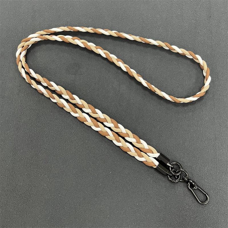 1Mm Polyester Woven Mobile Phone Lanyard Color Strap Rope Badge Camera Key Crossbody Diagonal Cross Hanging
