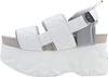 Yosuke Women's White Combination Sandals, Size 24.0 Cm, 2810134