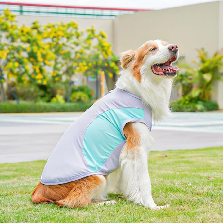 Cooling Pet Vest For Dog Cats Breathable Polyester Loose Fit Pet Clothing for Pet Outdoor Activity All Breeds Wear