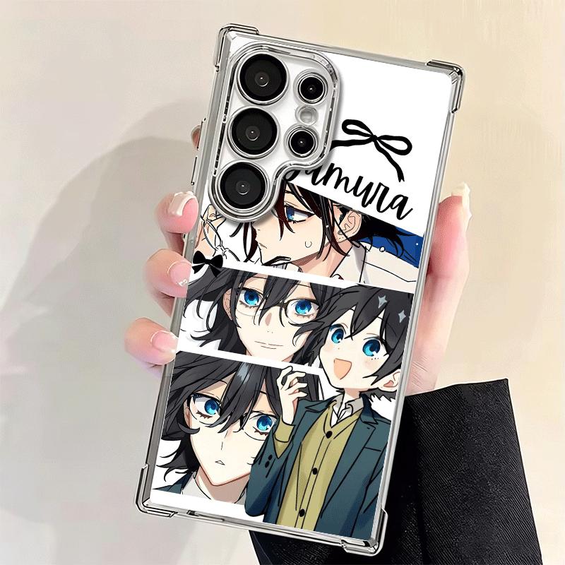Anime Horimiya Soft Phone Case For Samsung Galaxy S26 Ultra S25 Edge S24 FE S23 Plus S22 S21 + S20 Plating Anti-Fall Fundas