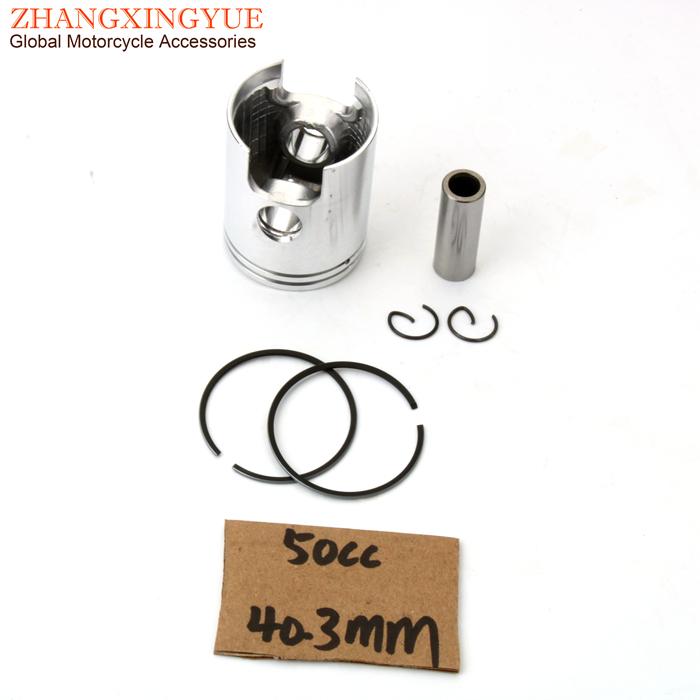 Motorcycle 50 70cc 90cc 40.3mm 47mm 49mm Piston Kit For Peugeot NK7 XP6 Enduro Top Road SM XP7 XPS XR6 XR7 50cc LC AM6 Minarelli