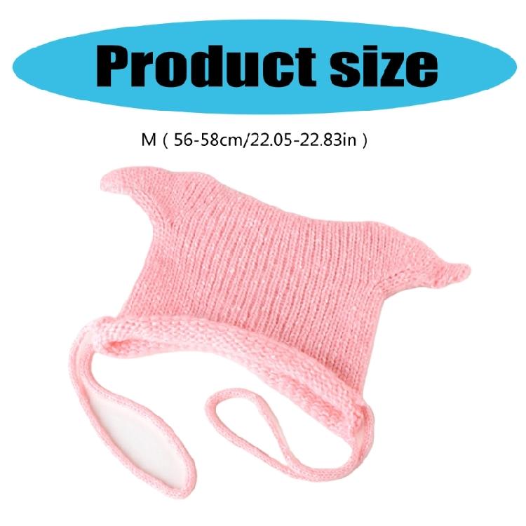 Fun Knitted Beanies Hat Novelty Clown Caps for Women Girl Winter Daily Headwear