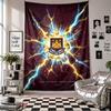 Arazzo da parete per calcio West Ham United Decorazione per la casa Tessuto da appendere al muro per Camera da letto Soggiorno Sfondo