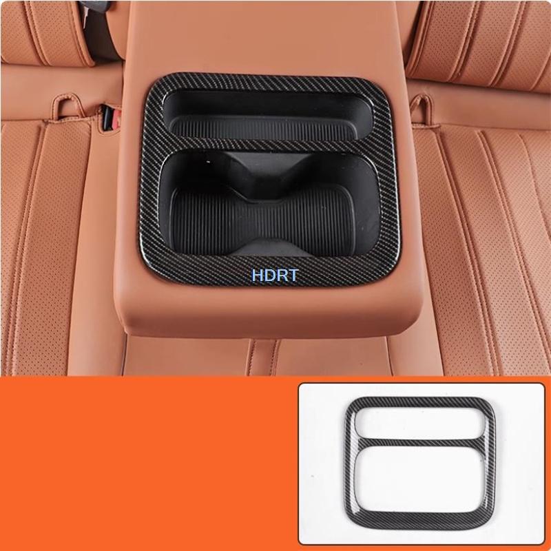 For GAC Aion V 2th 2025 + Car Styling Carbon Fiber Interior Gear Window Control Panel Steering Wheel Rear Air Vent Outlet Cover