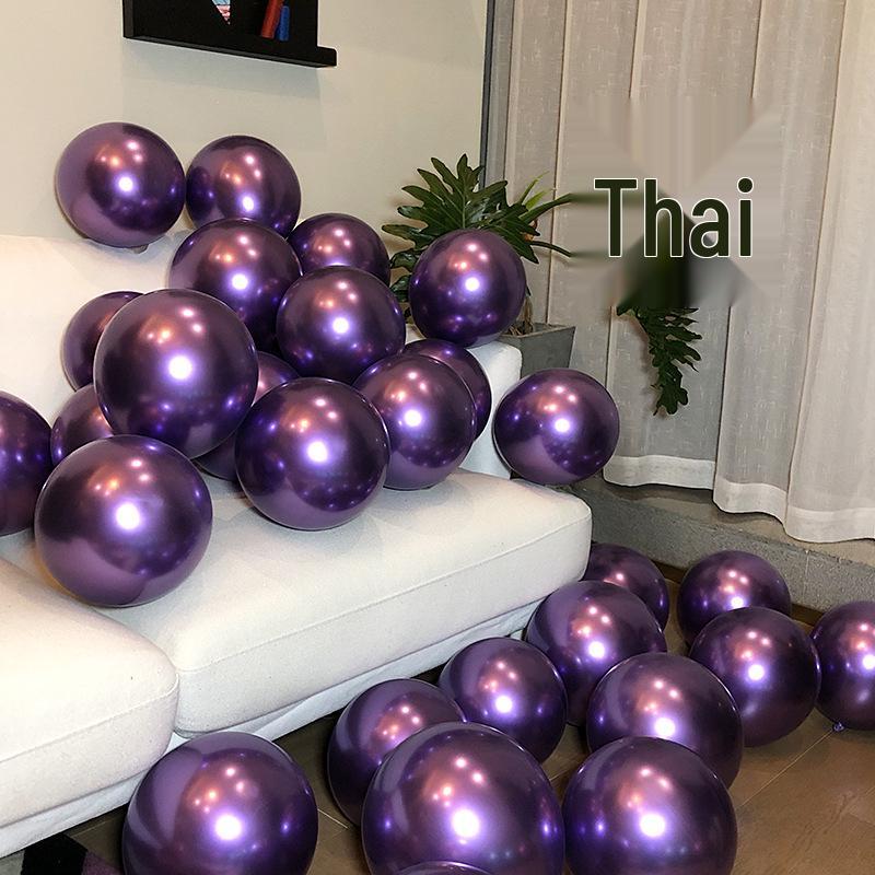 Metallic Red Gold Balloon Set for Weddings and Celebrations