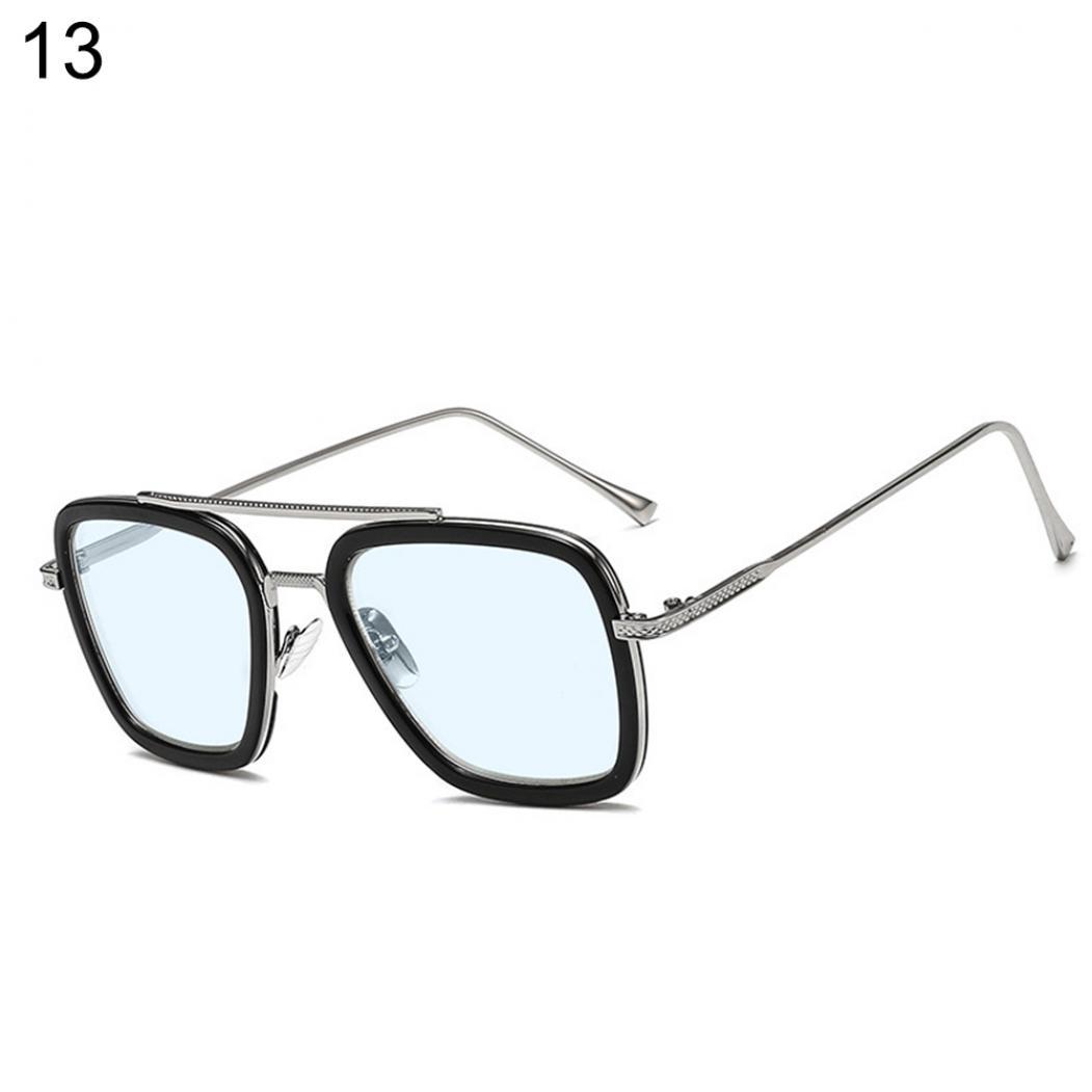 

Солнцезащитные очки унисекс с квадратными линзами Мстители Тони Старк Защитные очки для глаз one size