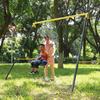 Yuanzu Kids Indoor Outdoor Curved Plate Swing