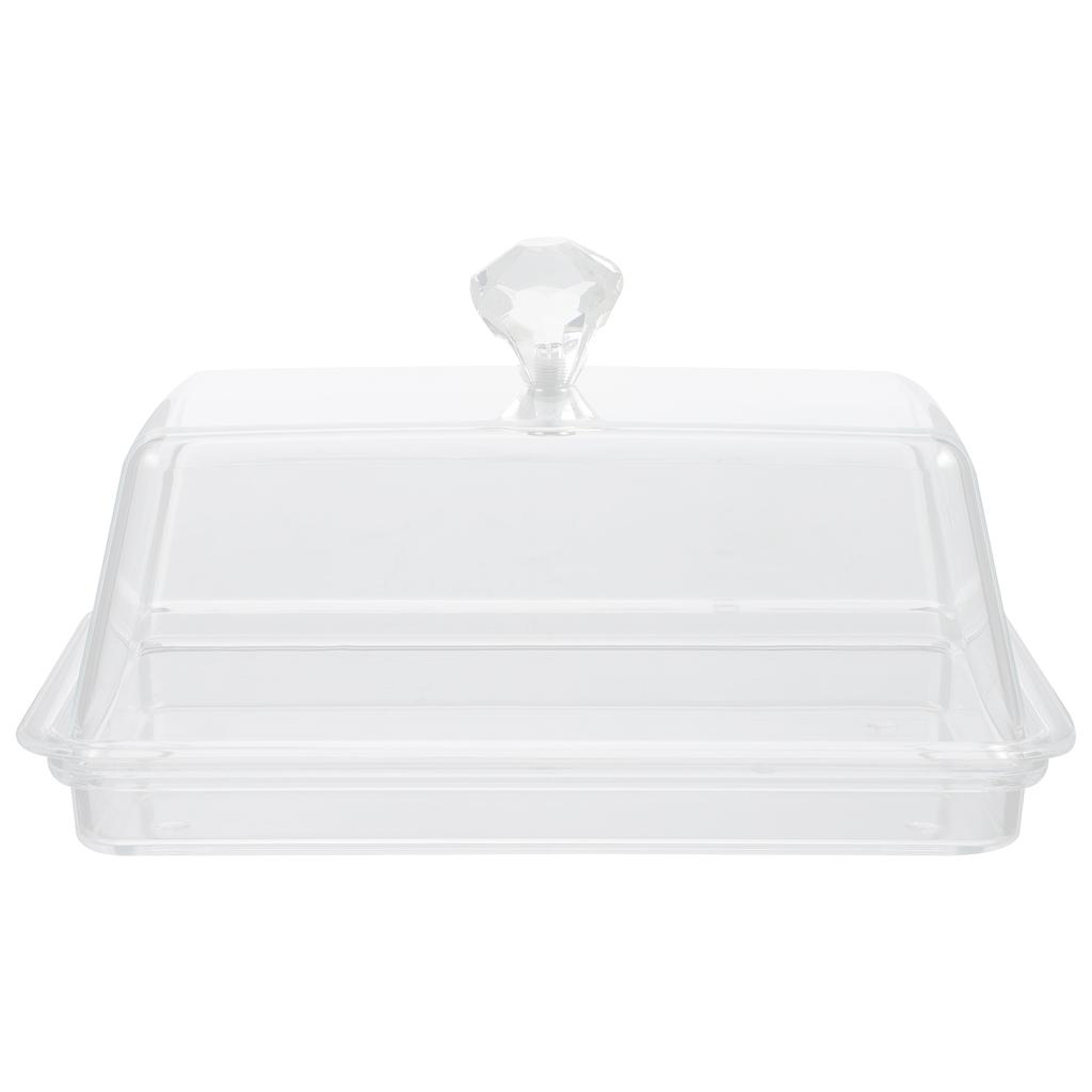 Butter Box Home Tableware Dish with Lid Crisper Food Mini Dessert Server Restaurant Holder