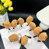 10pcs/set Cute Spring Hair Clip Flocking Cartoon Duckbill Clip Funny Capybara Hairpin Set  Party
