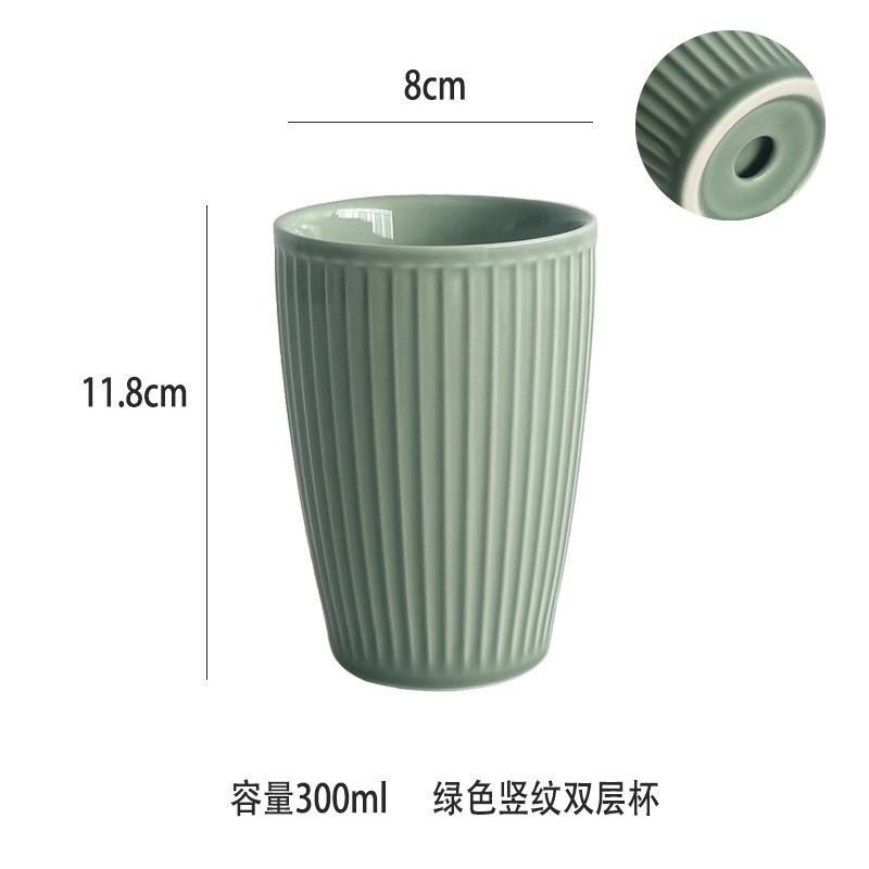 Minimalist Extra Large Ceramic Mug, Oversize Oat Milk Drinking Cup For Office Daily Use