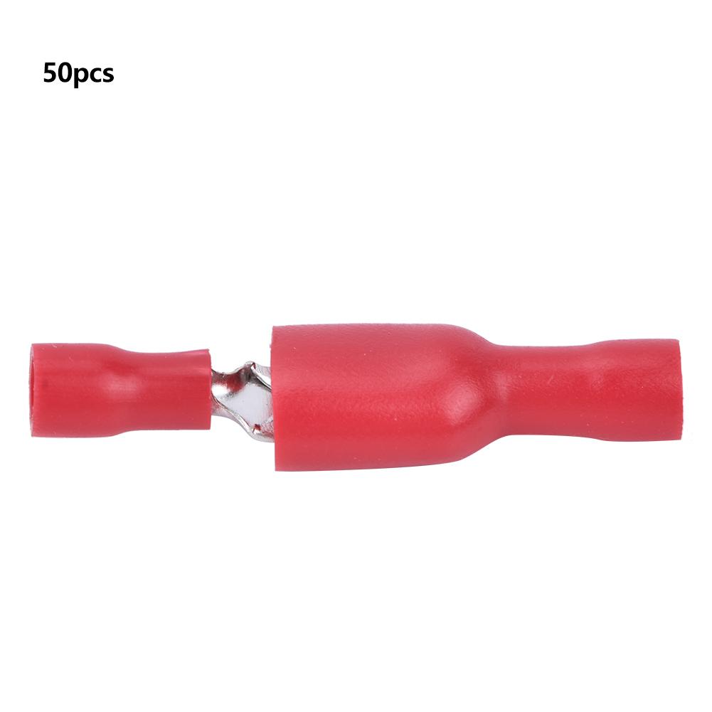 

100Pcs Crimp Terminals Male Female Insulation Protective Cover with MDD1.25-250x50 FDFD1.25-250x50