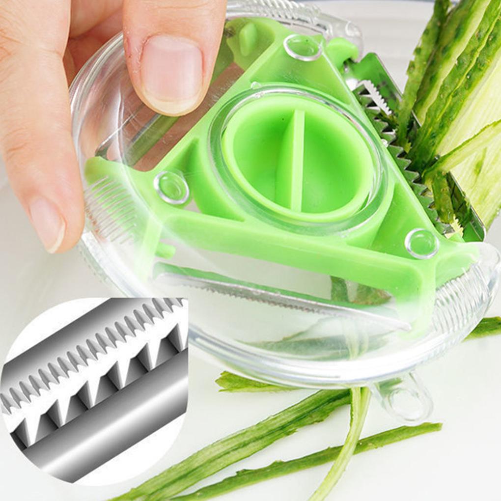 Fruit 3-in-1 Stainless Rotary Handle Kitchen Shredder