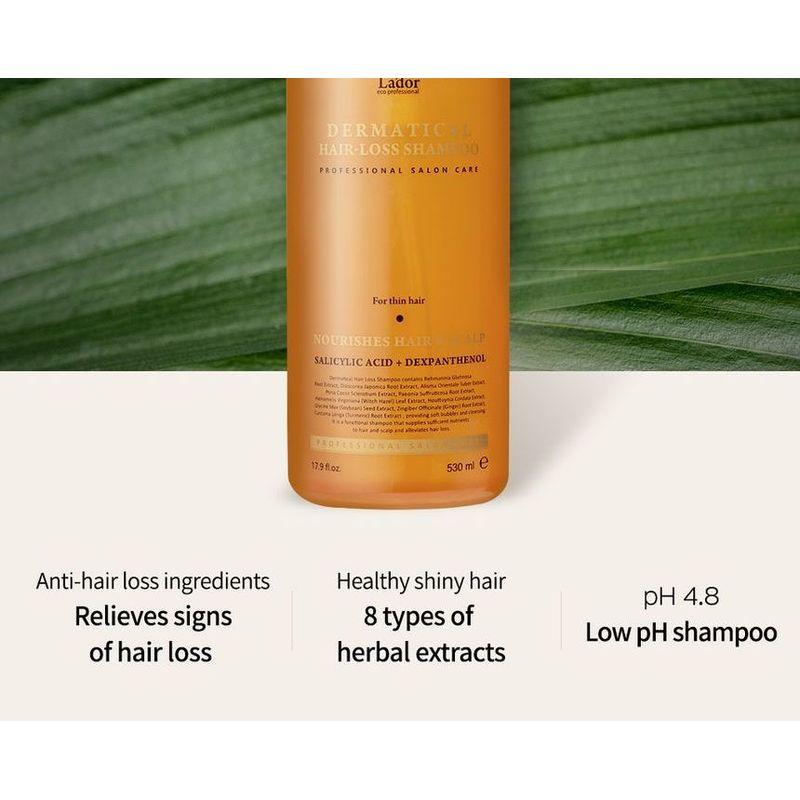 Lador - Dermatical Hair Loss Shampoo For Thin Hair