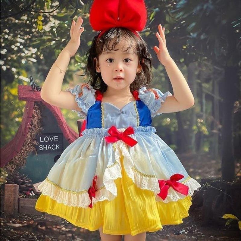 2022 Summer Snow White Lolita Dress for Girls - Ages 1 to 6