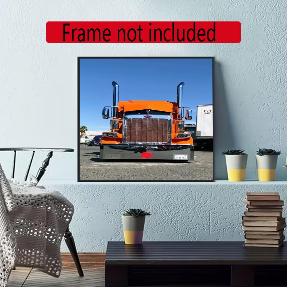 Kenworth 5D Diamond Painting Round Diamond Rhinestones Mosaic Diamond Embroidery Wall Paintings Rhinestones Gift Frameless