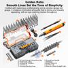 Multifunction Electric Screwdriver, Small Portable Cordless Power Screwdriver Set, Type-C Rechargeable Electric Screwdriver Set with 100   Bit