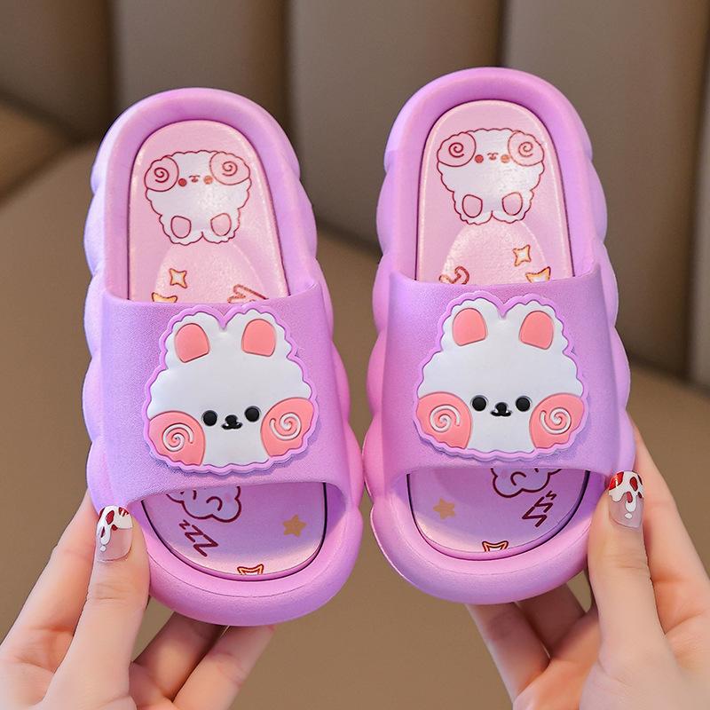 

Детские тапочки капибара летние милые мультяшные для мальчиков и девочек, детские для малышей, детей среднего и старшего возраста, крутые тапочки для родителей и детей, новинка 32-33