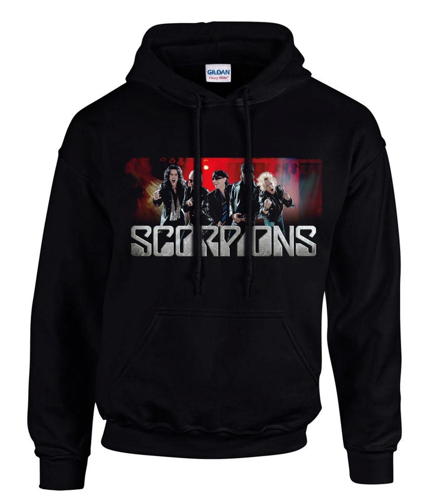SCORPIONS Rockband Rock Music Schwarze Hoodies Kapuzenpullover- 3944-SW S