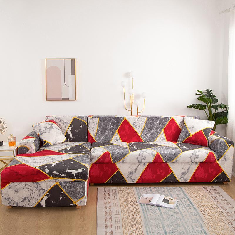 1pc Bohemian Sofa Slipcover, Non-slip Sofa Cover, Elastic Couch Cover Furniture Protector for Bedroom Office Living Room Home Decor
