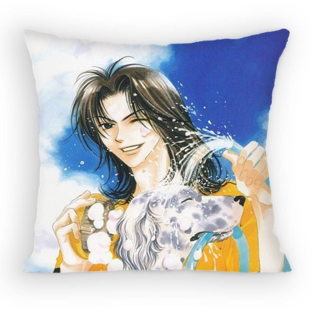 Shoujo Manga HanaKimi Pillow Case Sofa Living Room for Bedroom Car Headboard Backrest Cushion Square Cushion Nap Time