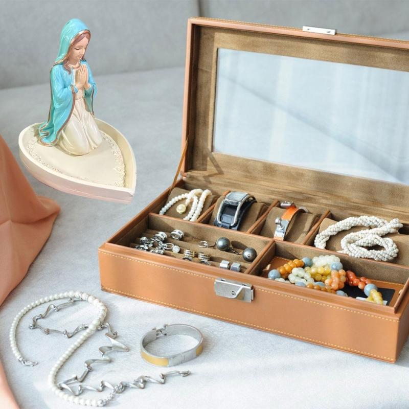 Religious Art   Resin Sculpture Jewelry Storage Holder For Bedroom  Statue  Decoration