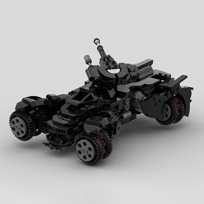 Building Block Compatible 80424 Arkham Knight Batmobile, Model Assembled Batman Toy