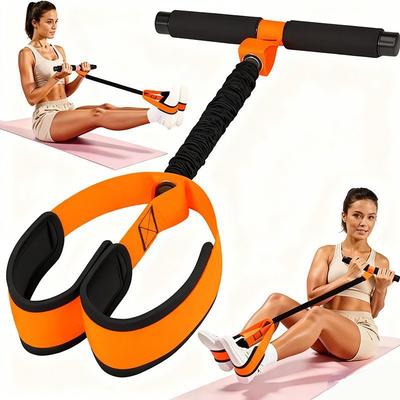 Pedal Resistance Band with Handles, Thickened and Durable Latex Tubing,  for Abdominal, Waist, and Arm Workouts