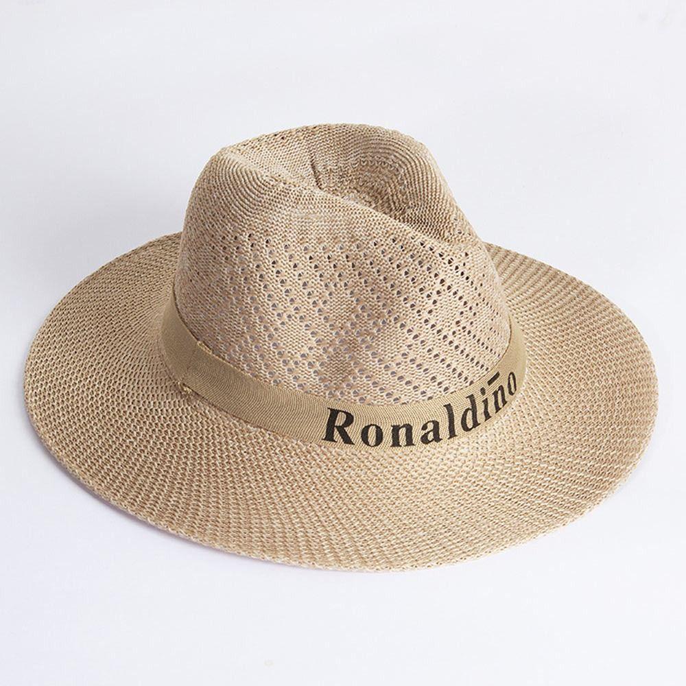 Sun Protection Jazz Hat UV Protect Fisherman Hat Beach Straw Hat Sunscreen Cap  Outdoor