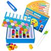 Pom-Pom Beads Color Game: Early Education & Fine Motor Skills Toy for Children