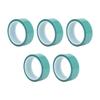 5 buc Bandă de mascare Verde 33mm Lățime 33m Lungime Protecție Vopsire prin pulverizare PET Bandă de înaltă temperatură