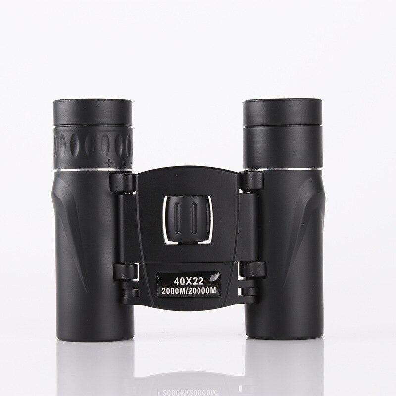 Powerful HD Long Range Binoculars, Mini Folding Binoculars, BAK4 FMC Optics for Hunting, Outdoors, Camping, 2000m, 40x22